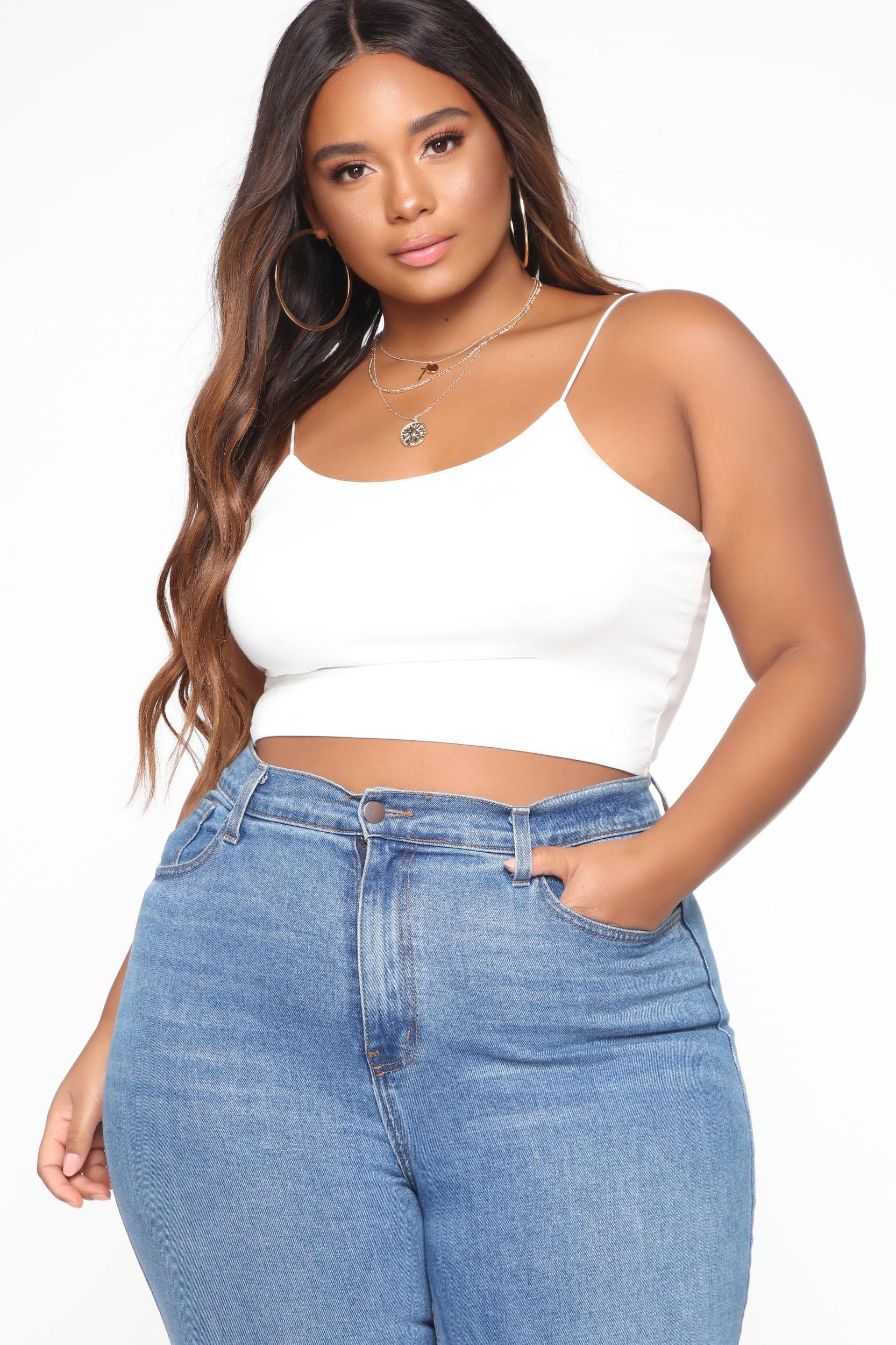 KiKi Cropped Top - Ivory Product Image
