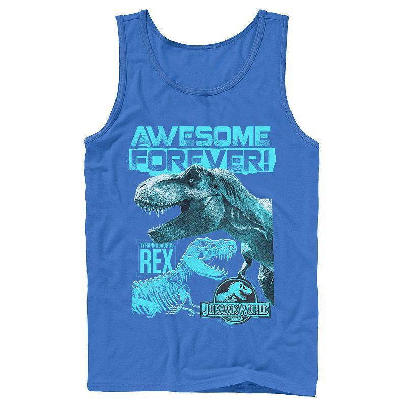 Men's Jurassic World Two T-Rex Awesome Forever Tank Top,  Product Image