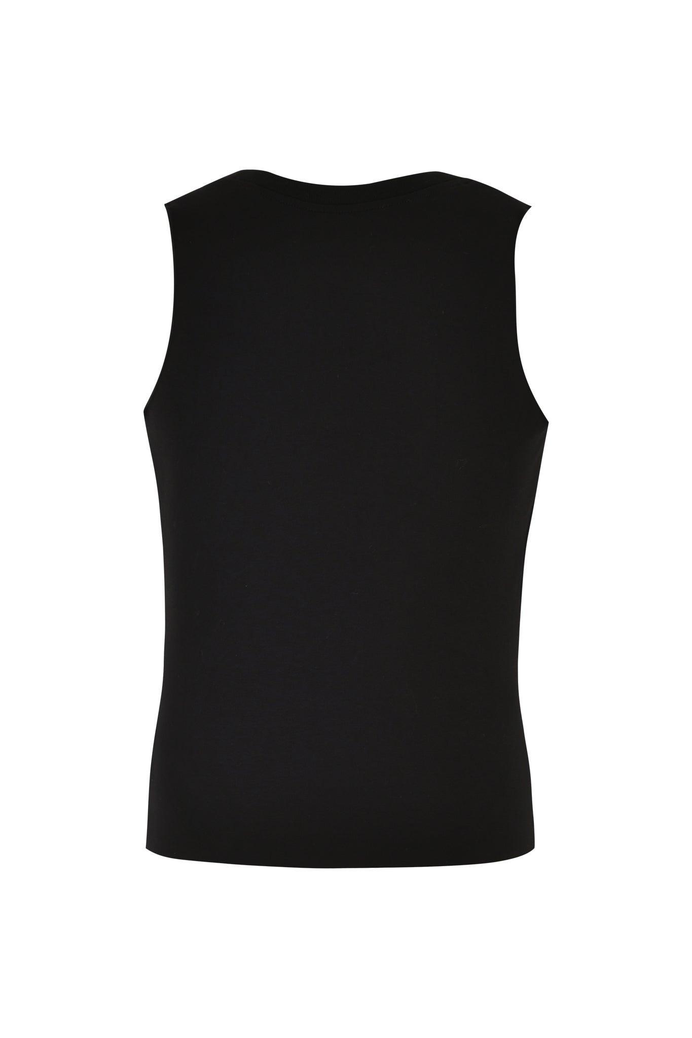 NELLA TANK - BLACK : TRUE BLACK Product Image