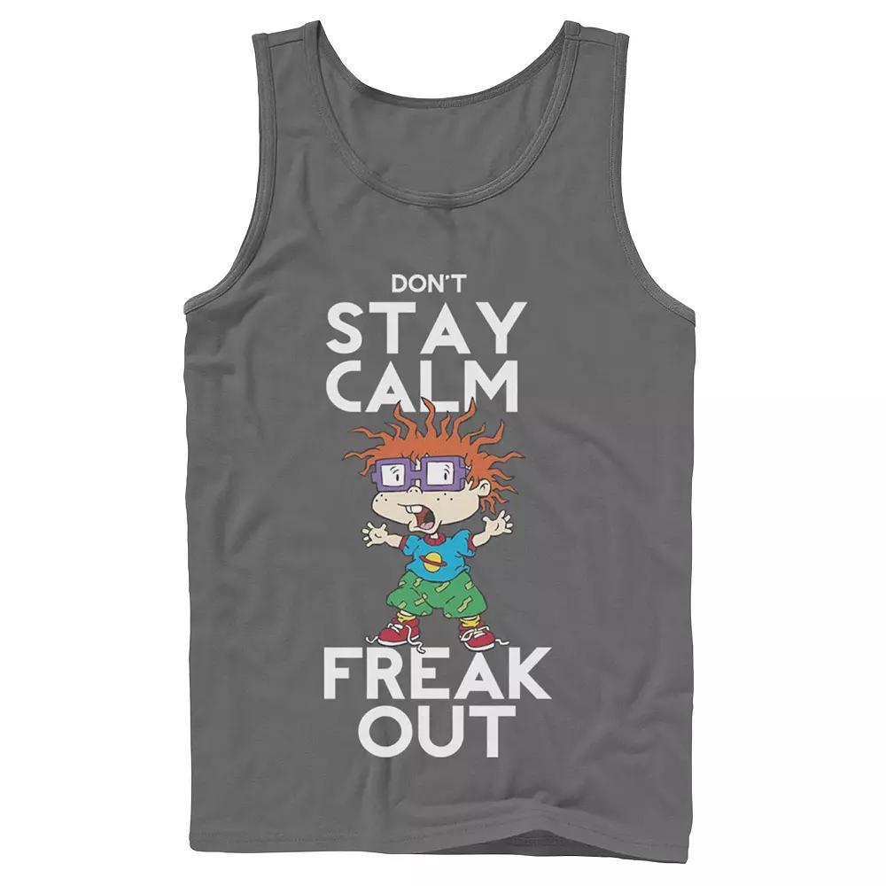 Men's Nickelodeon Rugrats Chuckie Don't Stay Calm Freak Out Graphic Tank Top,  Product Image