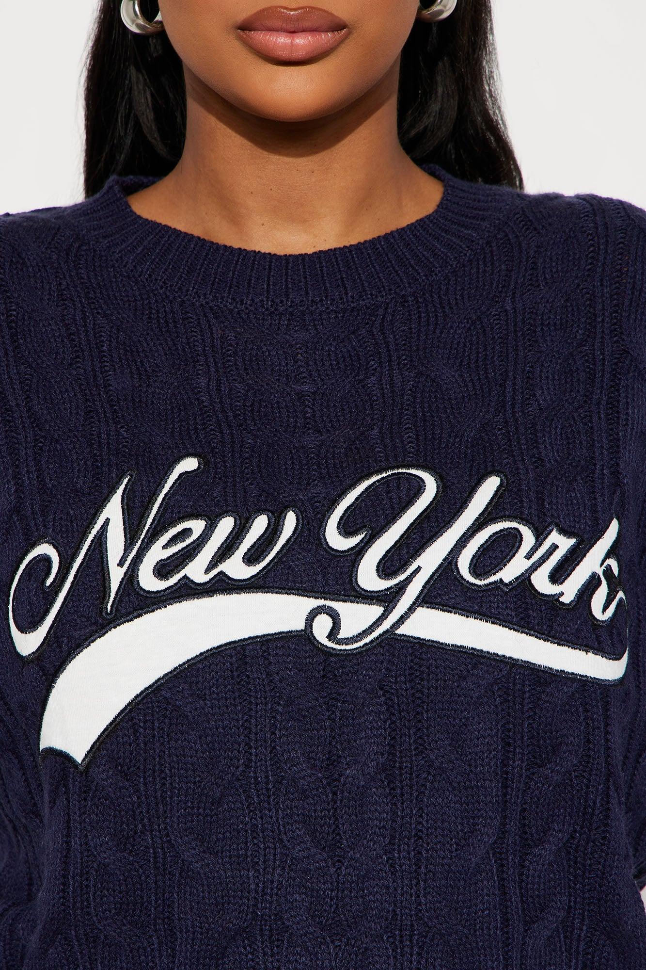 New York Sweater - Navy/combo Product Image