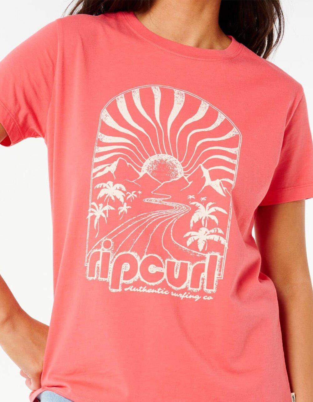 RIP CURL Radiant Womens Tee - WATERMELON Product Image