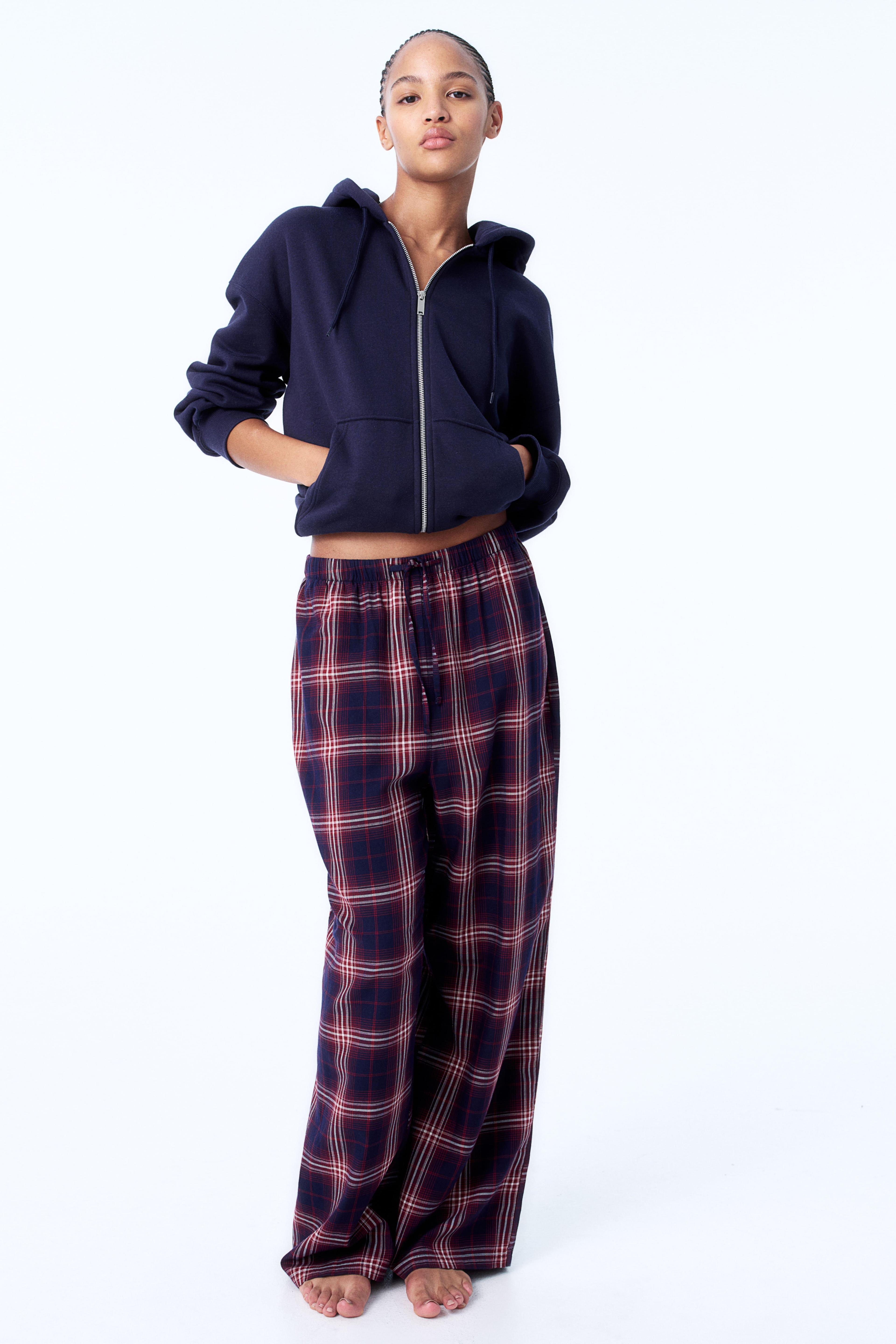 Cotton Flannel Pajama Pants Product Image