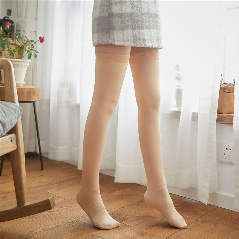 Fleece-Lined Over-The-Knee Socks Product Image