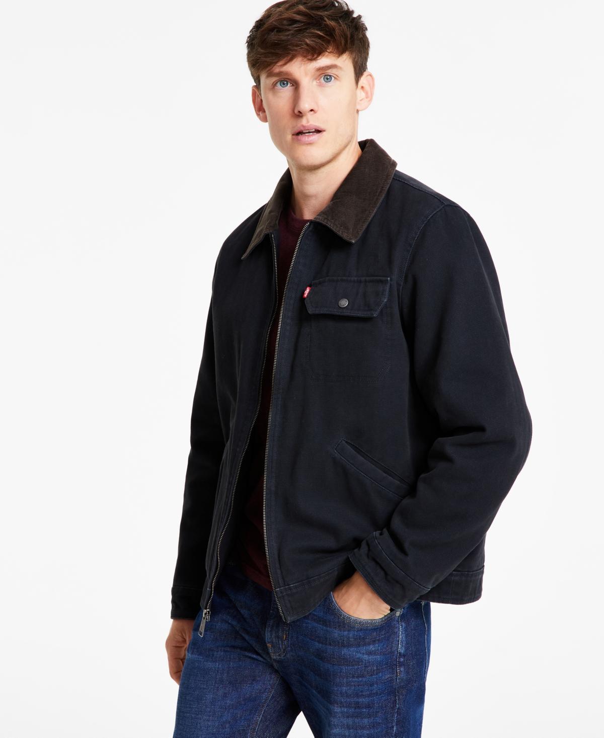 Mens Levis Trucker Jacket with Corduroy Collar Product Image