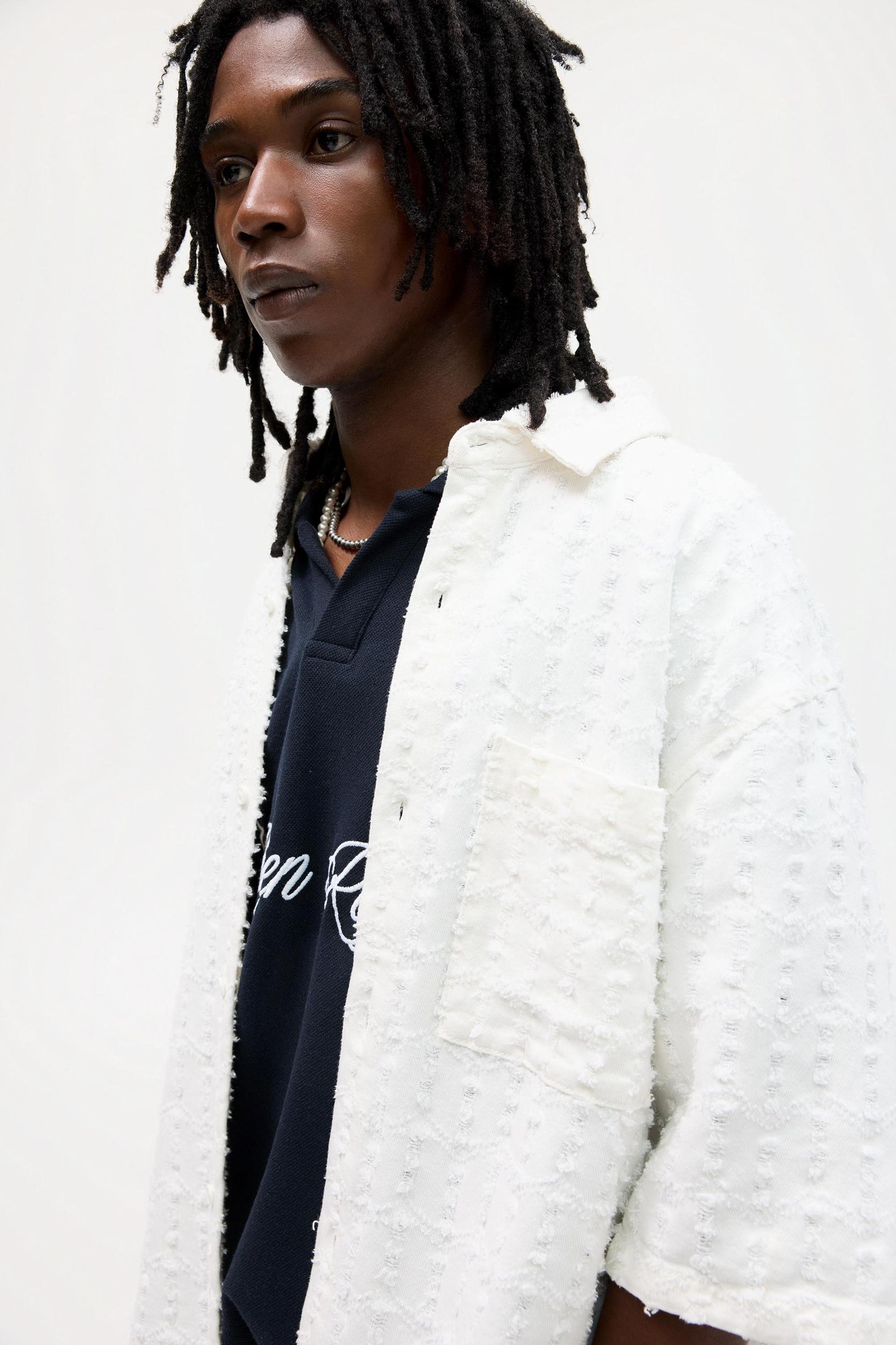 Textured short sleeve shirt Product Image