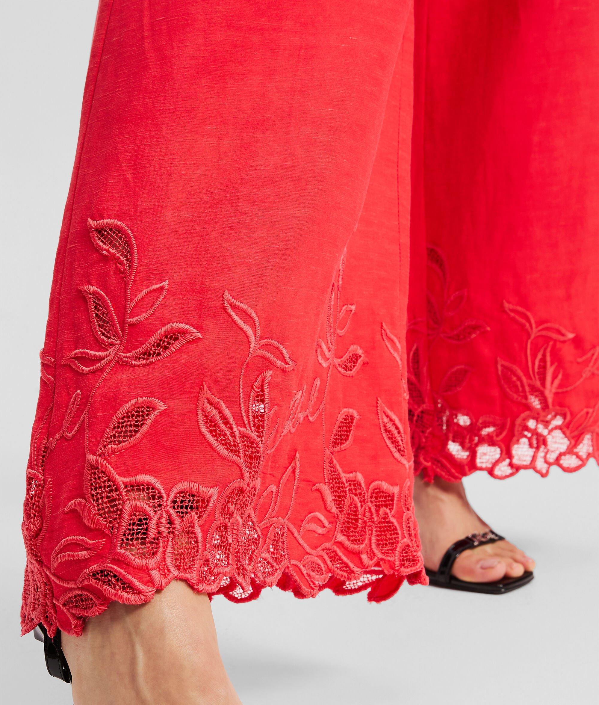 CUT-OUT EMBROIDERY CULOTTES Product Image