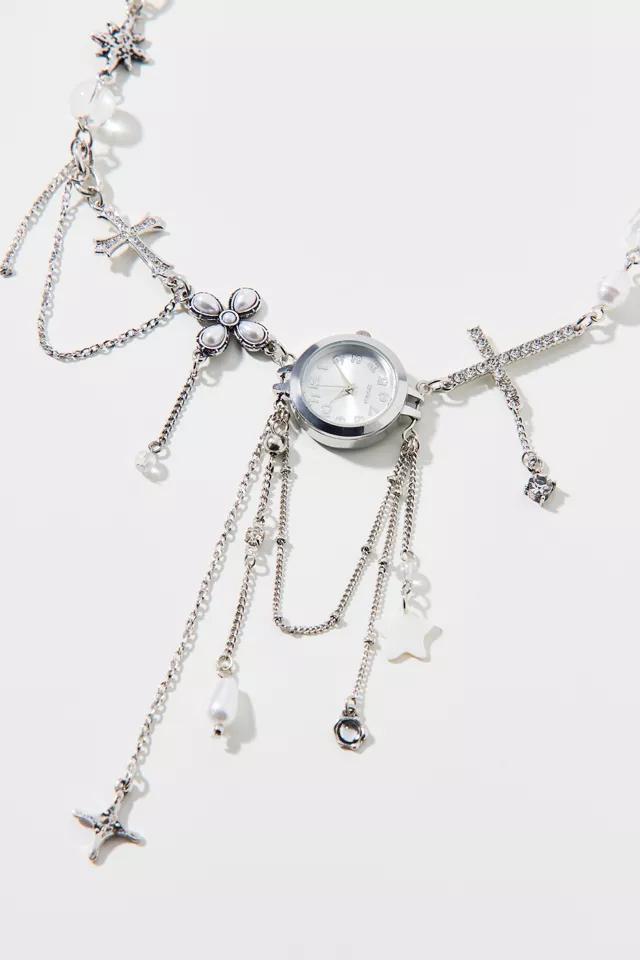 Scarlett Watch Charm Necklace Product Image