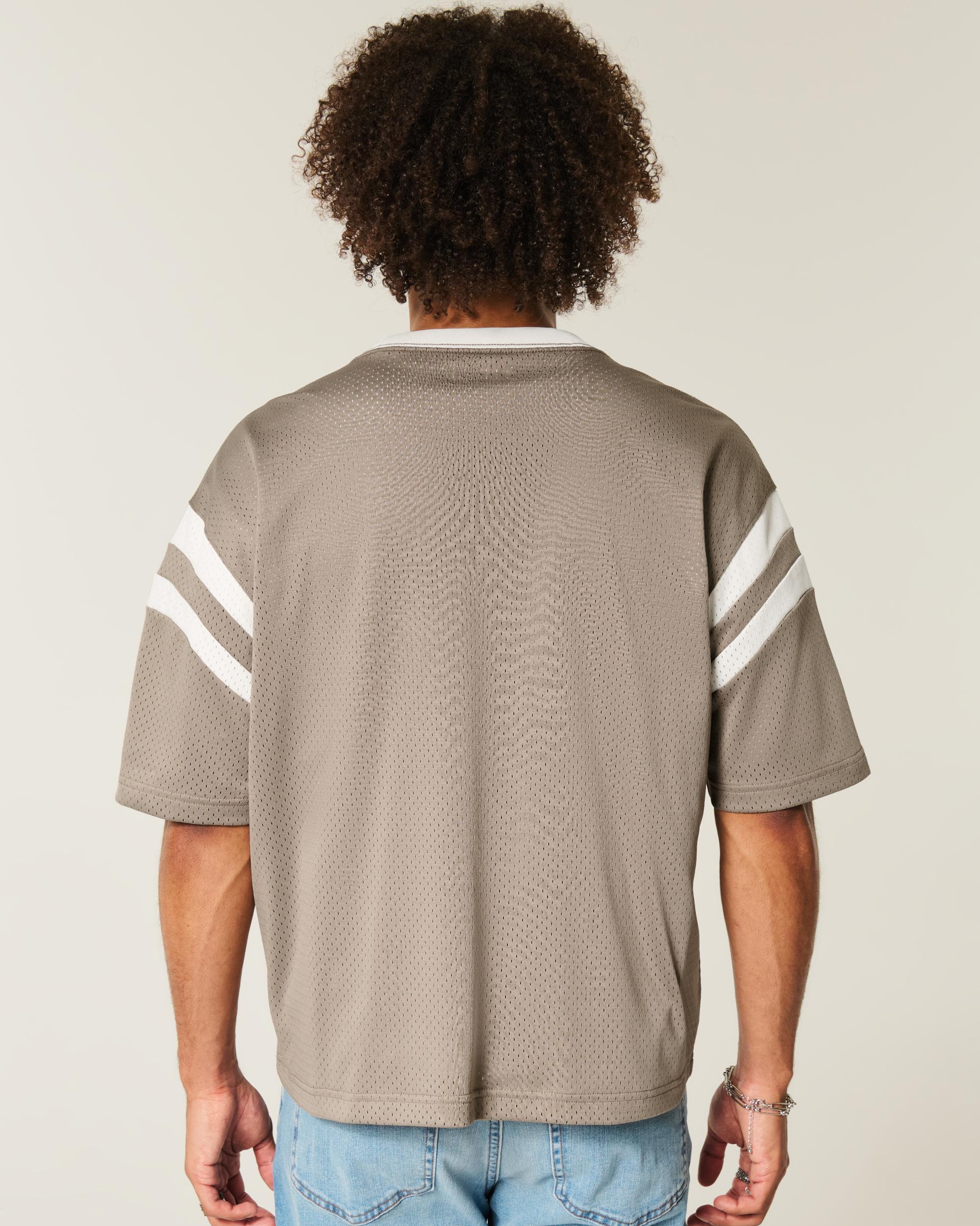 Boxy Crop Mountain Pass Mustangs Graphic Jersey Product Image