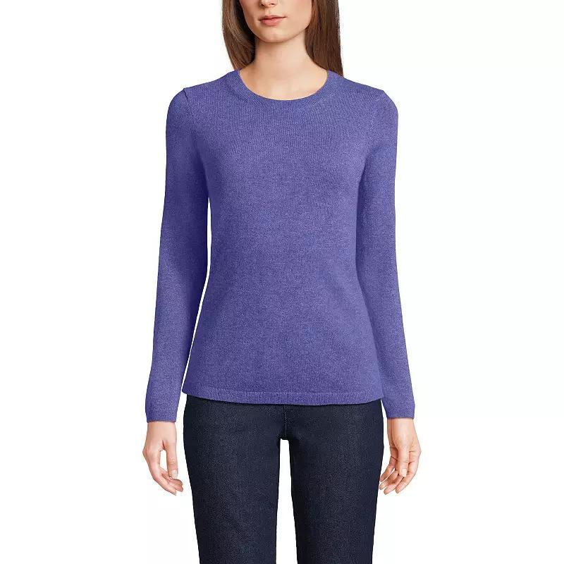 Petite Lands' End Crewneck Cashmere Sweater, Women's,  Product Image