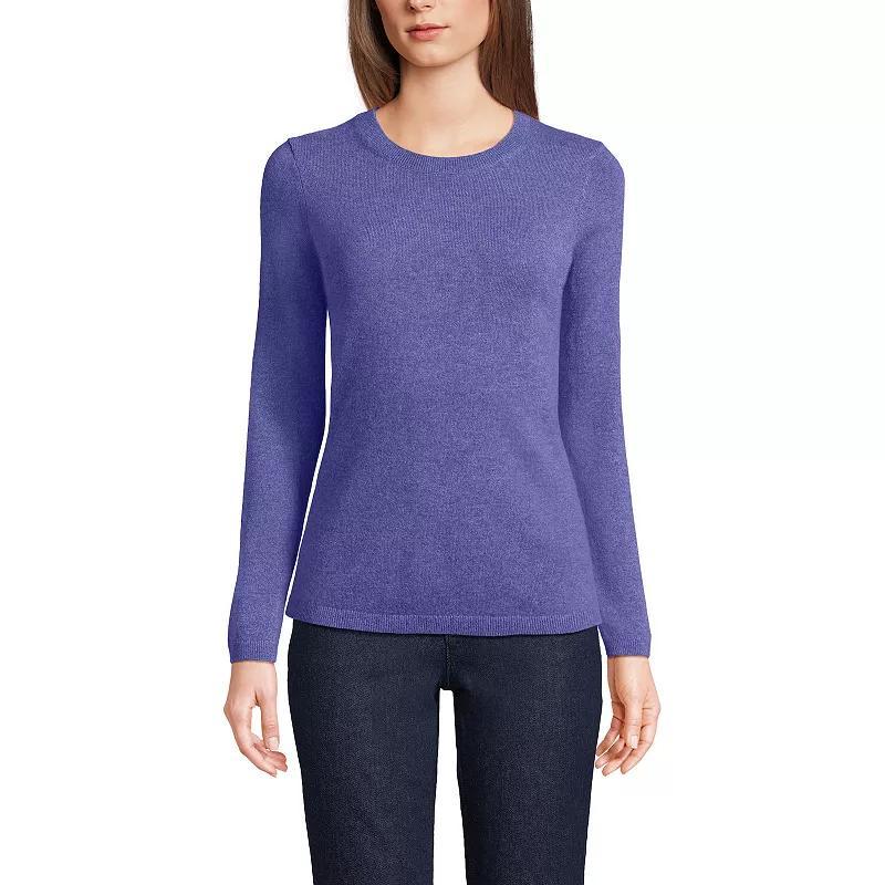 Petite Lands' End Crewneck Cashmere Sweater, Women's,  Product Image