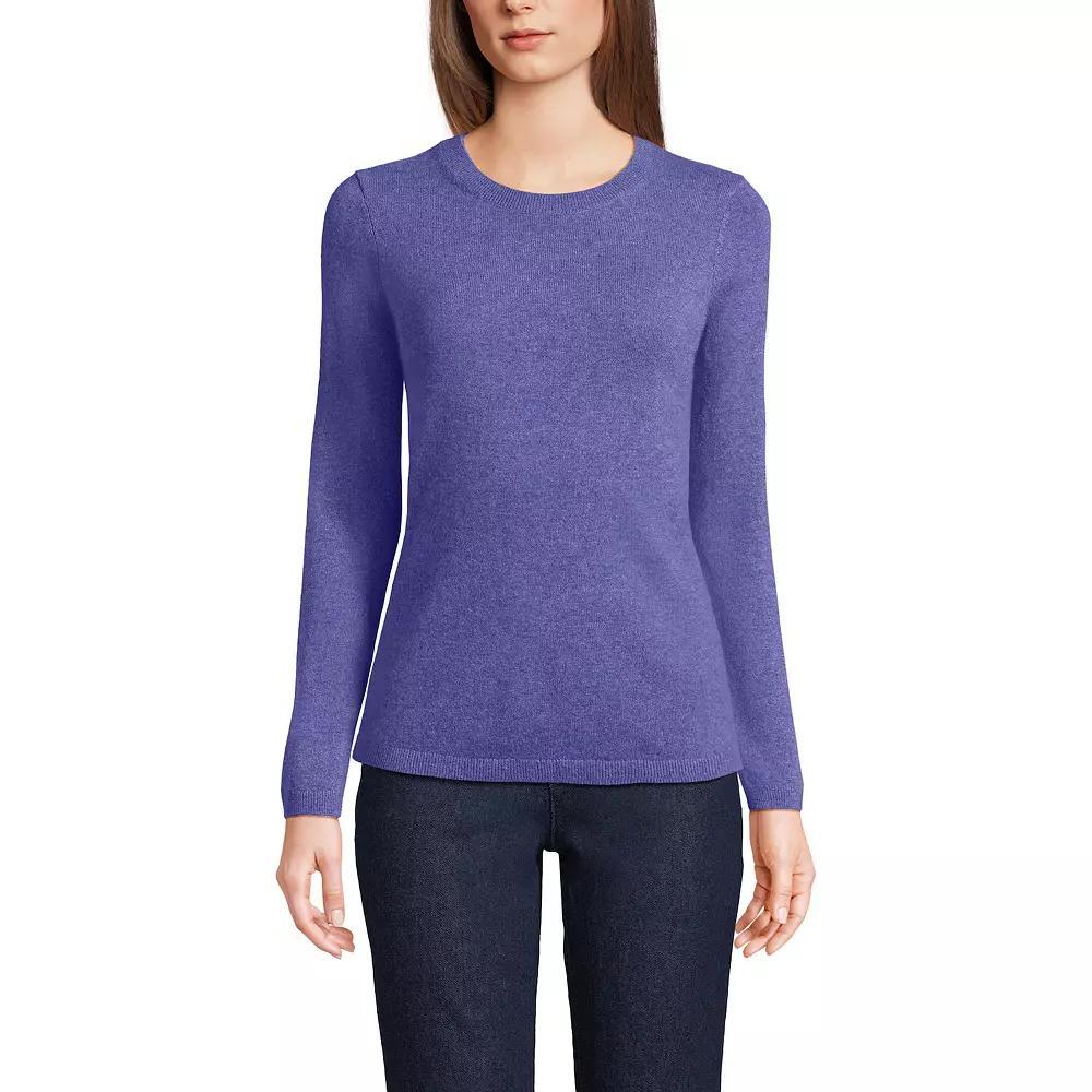 Petite Lands' End Crewneck Cashmere Sweater, Women's,  Product Image