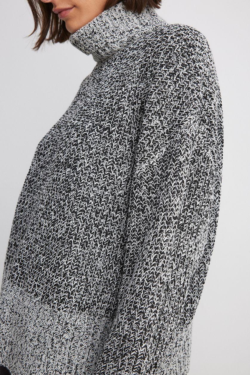 Turtleneck Knitted Sweater Product Image