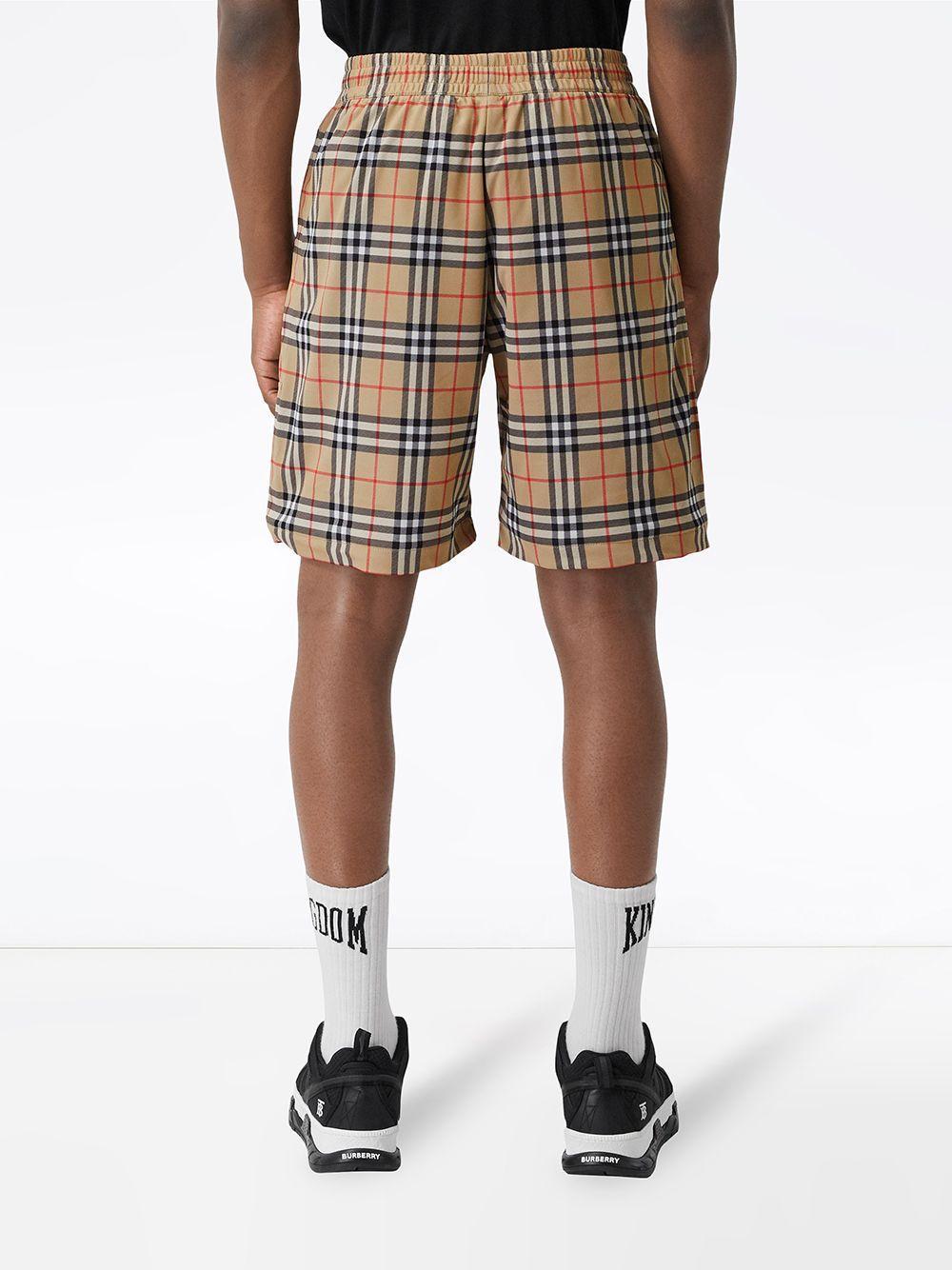 check-print shorts Product Image
