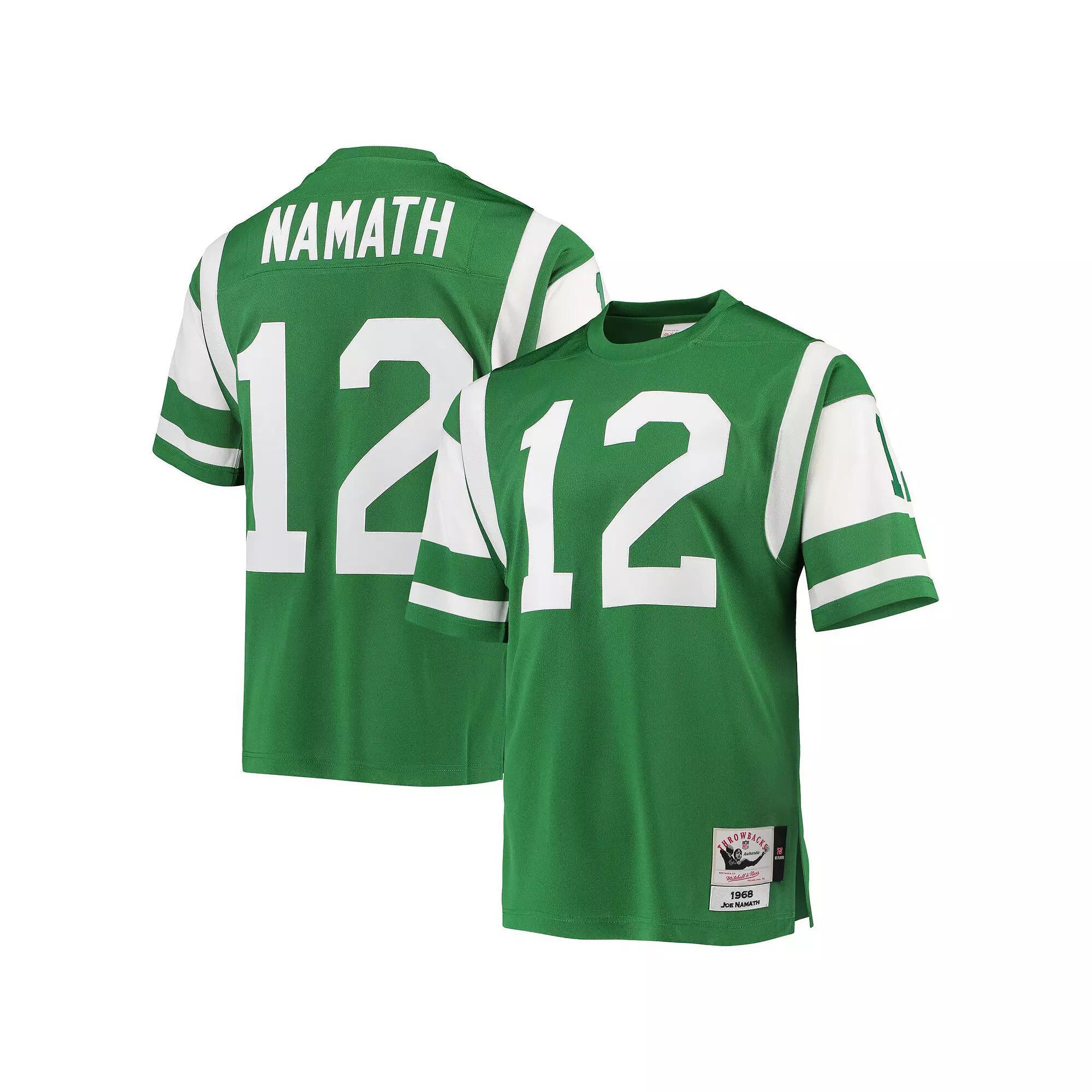 Mens Mitchell &amp; Ness Joe Namath New York Jets Authentic Retired Player Jersey Product Image