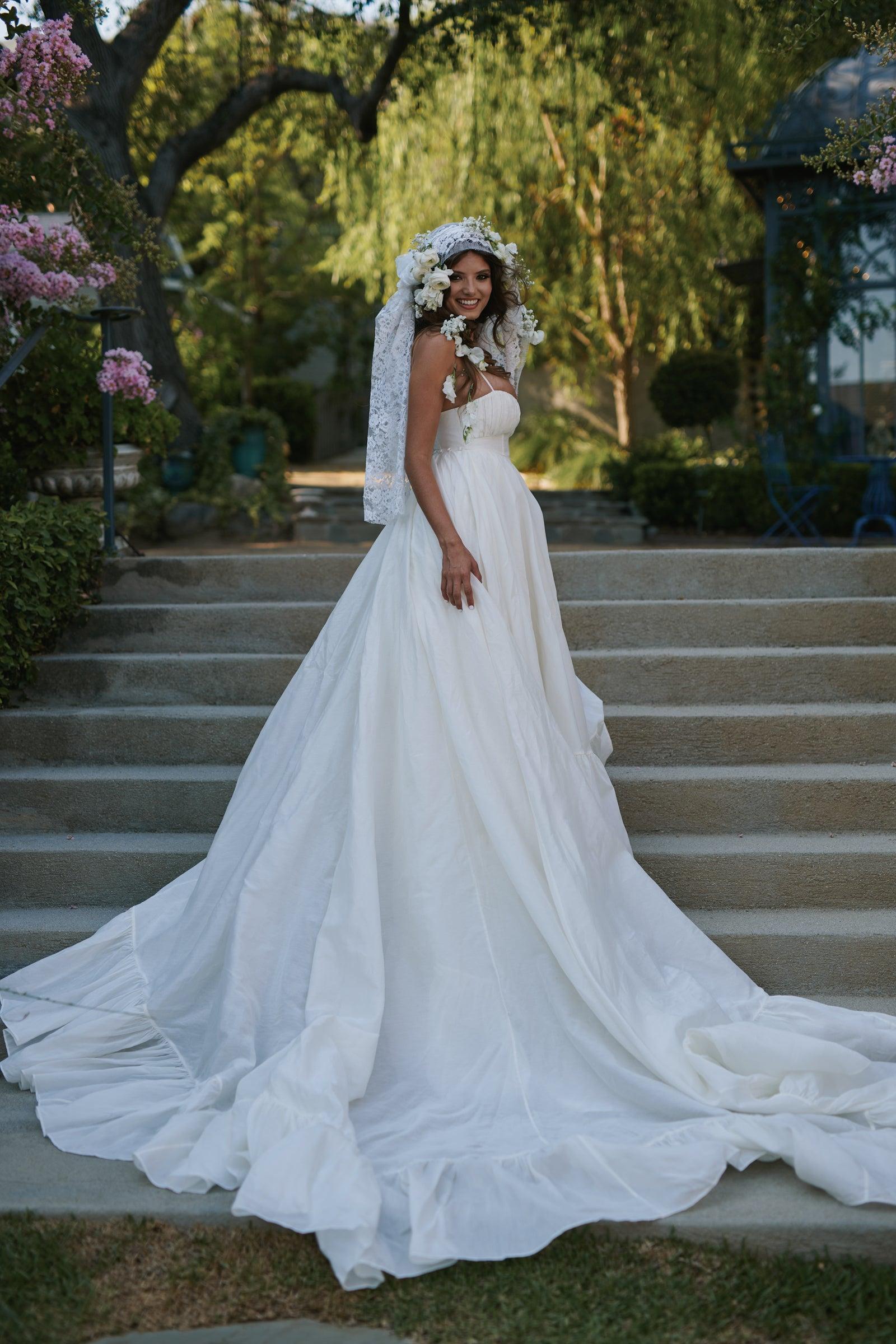 The Ivory Organdy Destination Gown Product Image