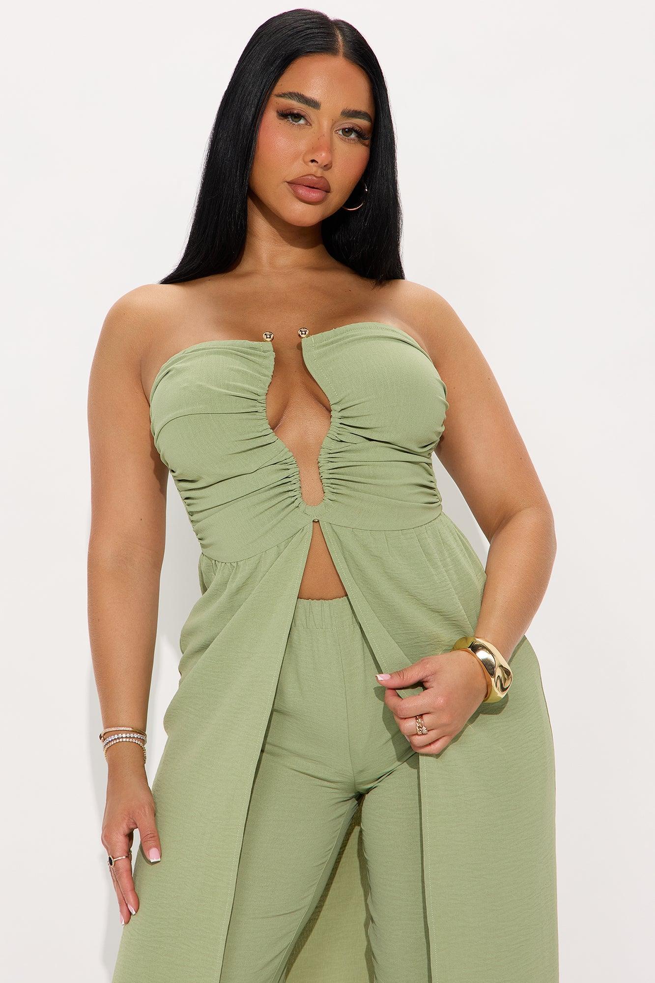 True Love Pant Set - Sage Female Product Image