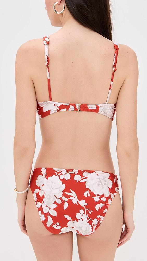 L'AGENCE Lexie Ikebana Ots Bra Bikini Top | Shopbop Product Image