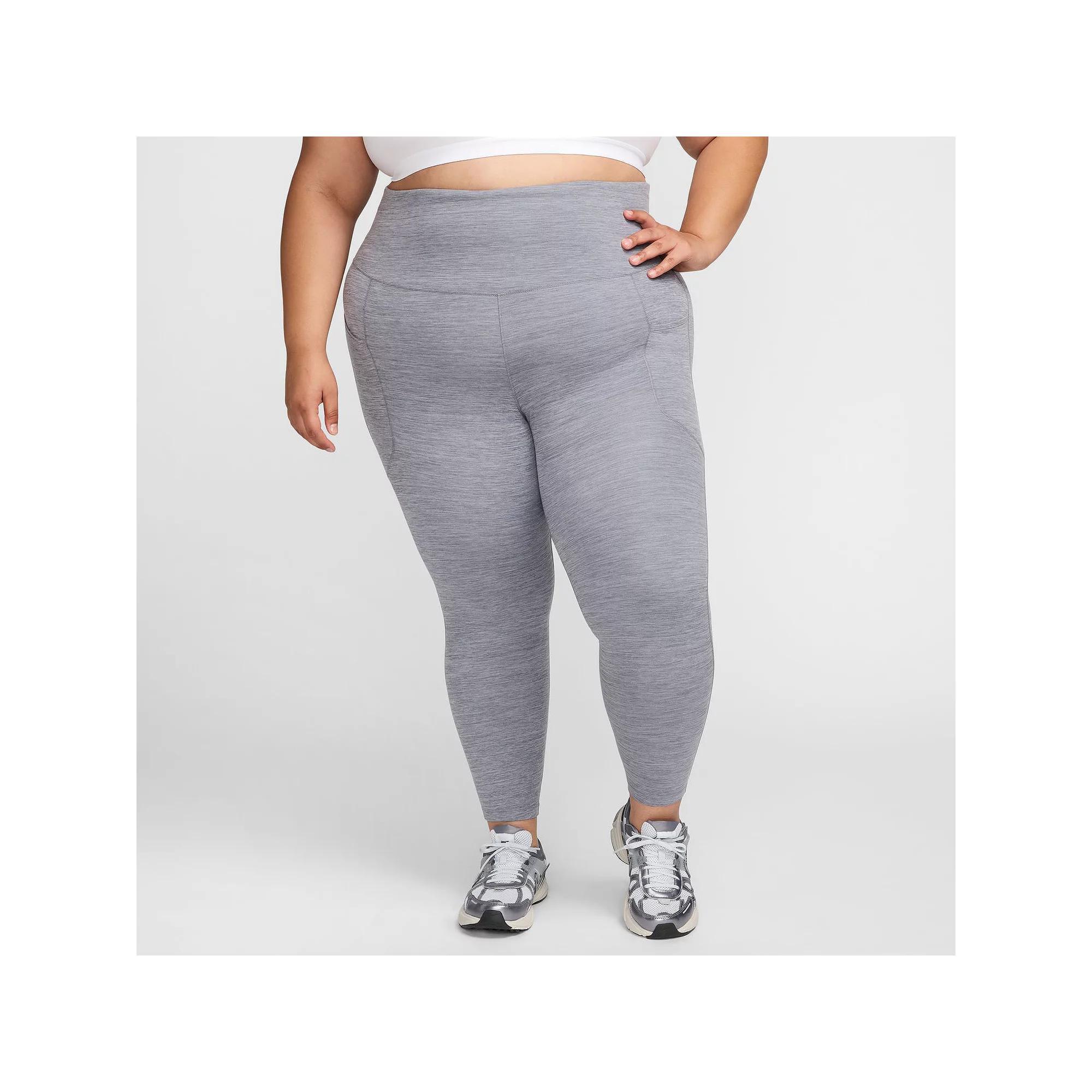 Nike Womens One High-Waisted 7/8 Leggings with Pockets (Plus Size) | FN3243-084 Product Image