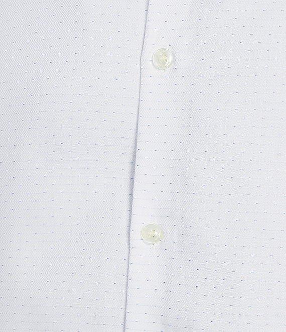 Murano Slim Fit Diamond Dobby Long Sleeve Woven Shirt Product Image