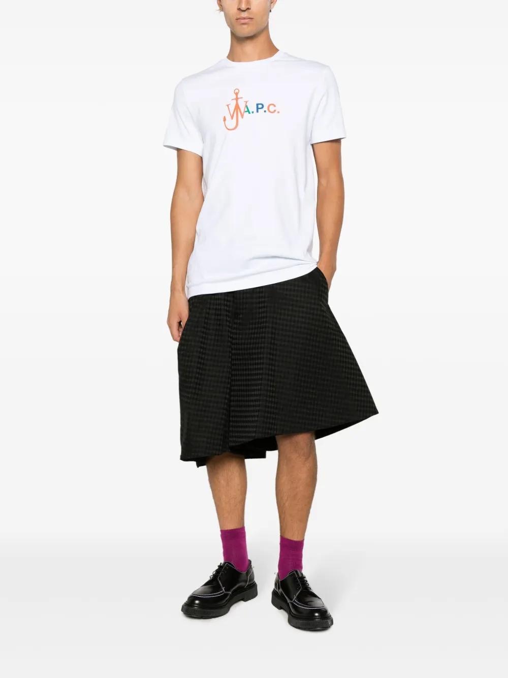 JW ANDERSON Anchor Logo-print T-shirt In White Product Image