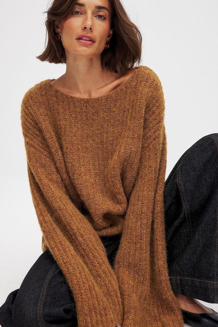 Wool Blend Knitted Sweater Product Image