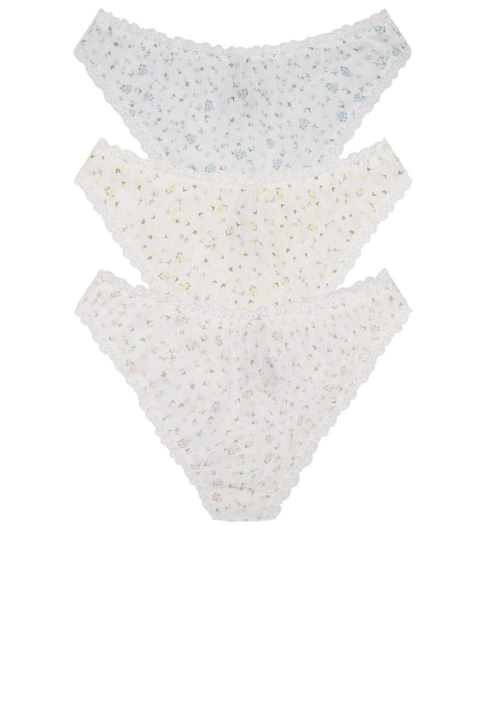 Floral Panty 3 Pack For Love & Lemons Product Image