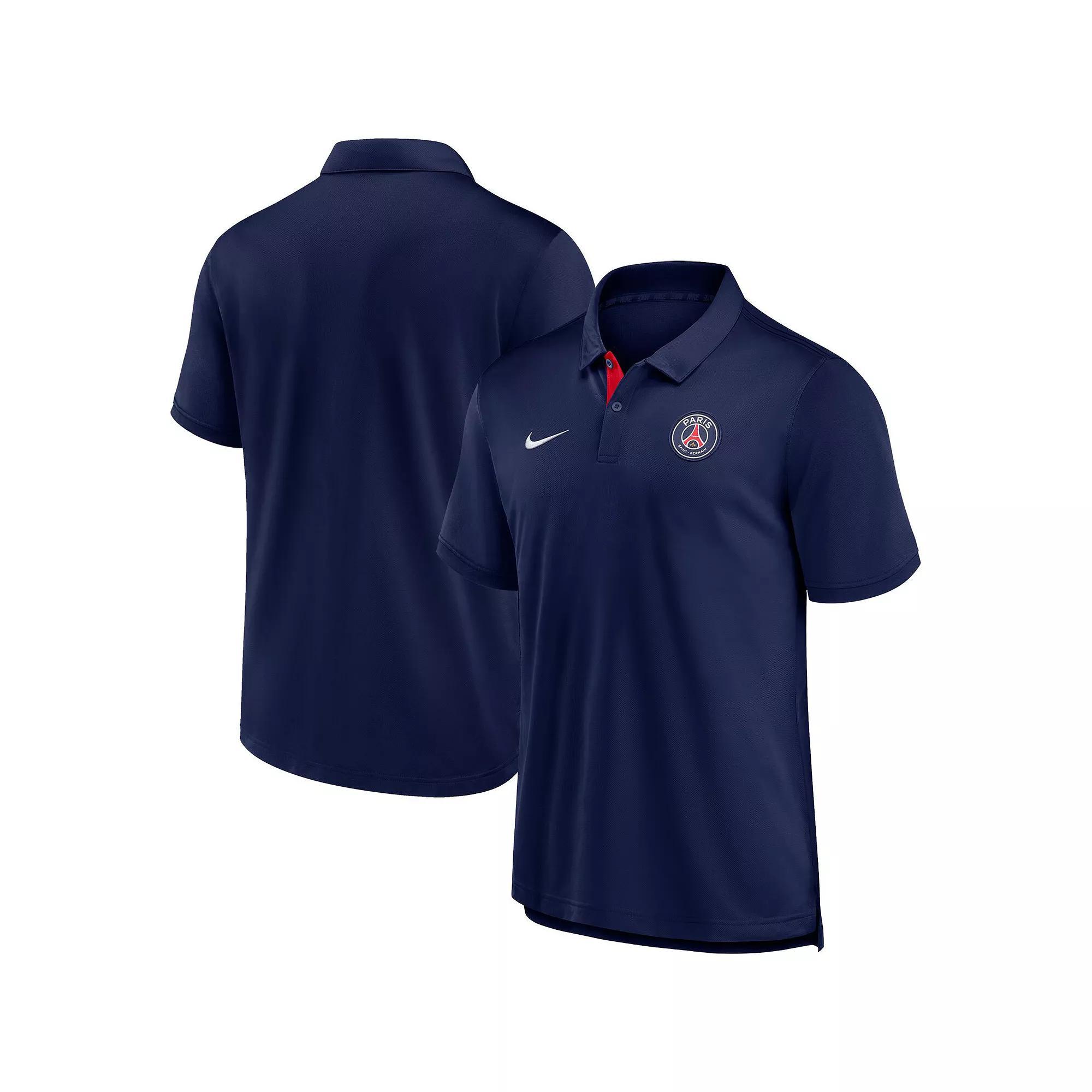 Men's Nike Navy Paris Saint-Germain Pique Polo, Size: Small, Psg Blue Product Image