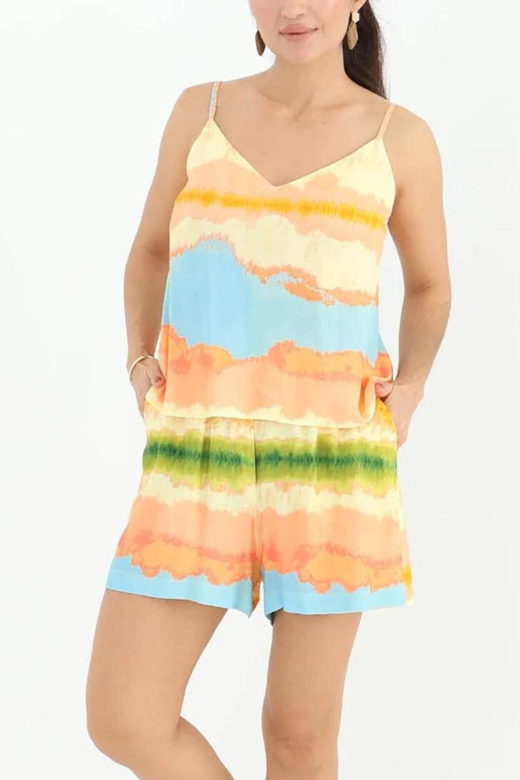 Tie Dye Elastic Short Product Image