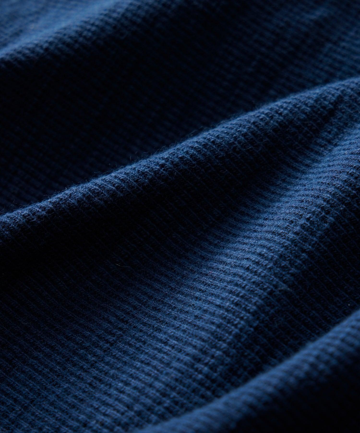 Lightweight Mini Waffle Henley Product Image