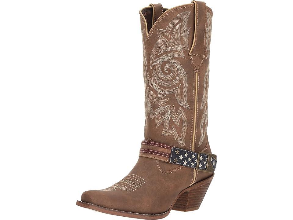 Durango Crush 12 Flag Accessory Strap Khaki) Cowboy Boots Product Image