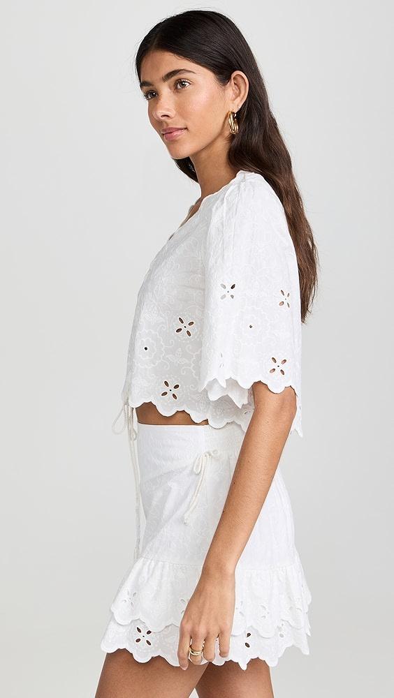 Agua Bendita Madeira Azure Top | Shopbop Product Image