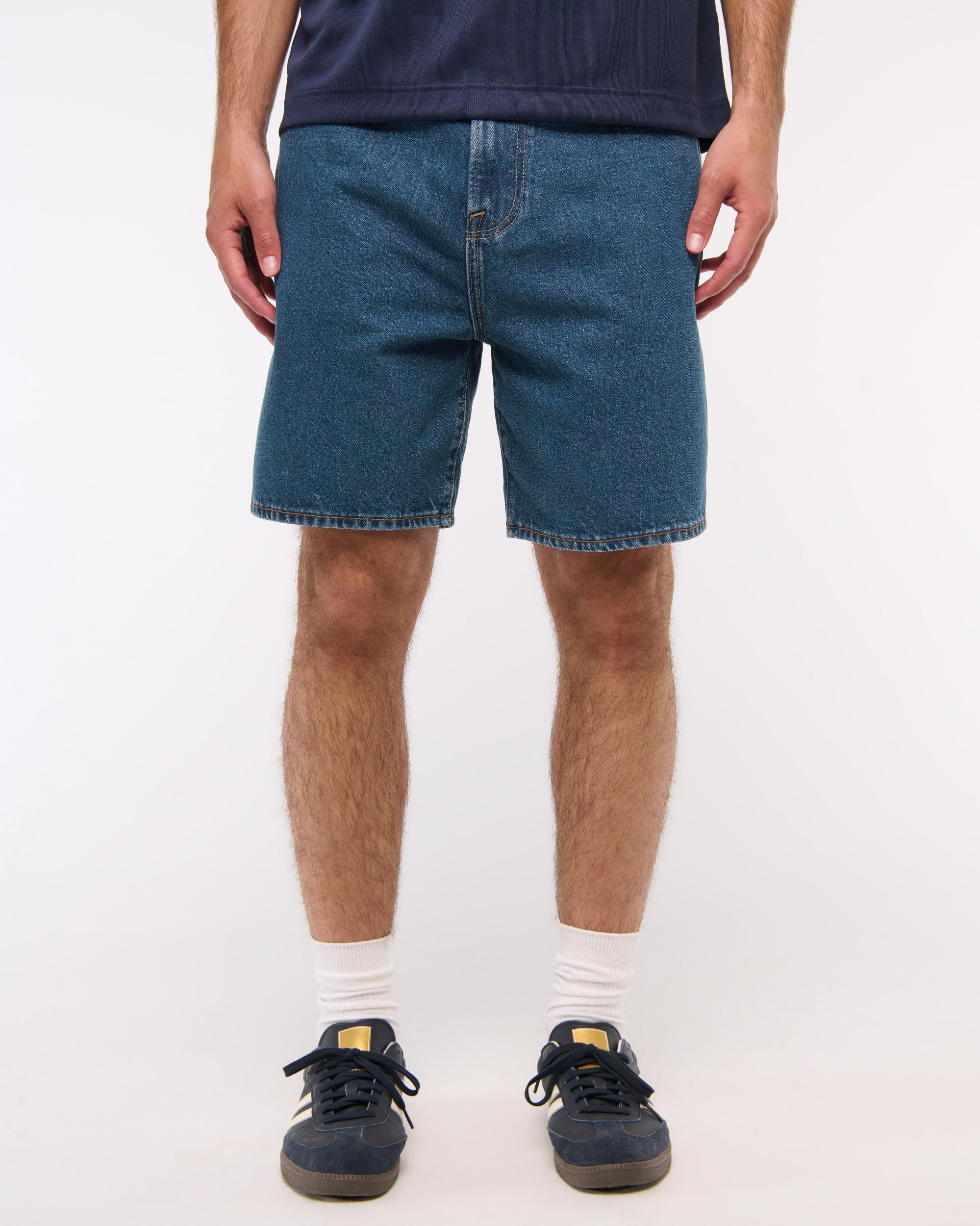 Loose Denim Short Product Image