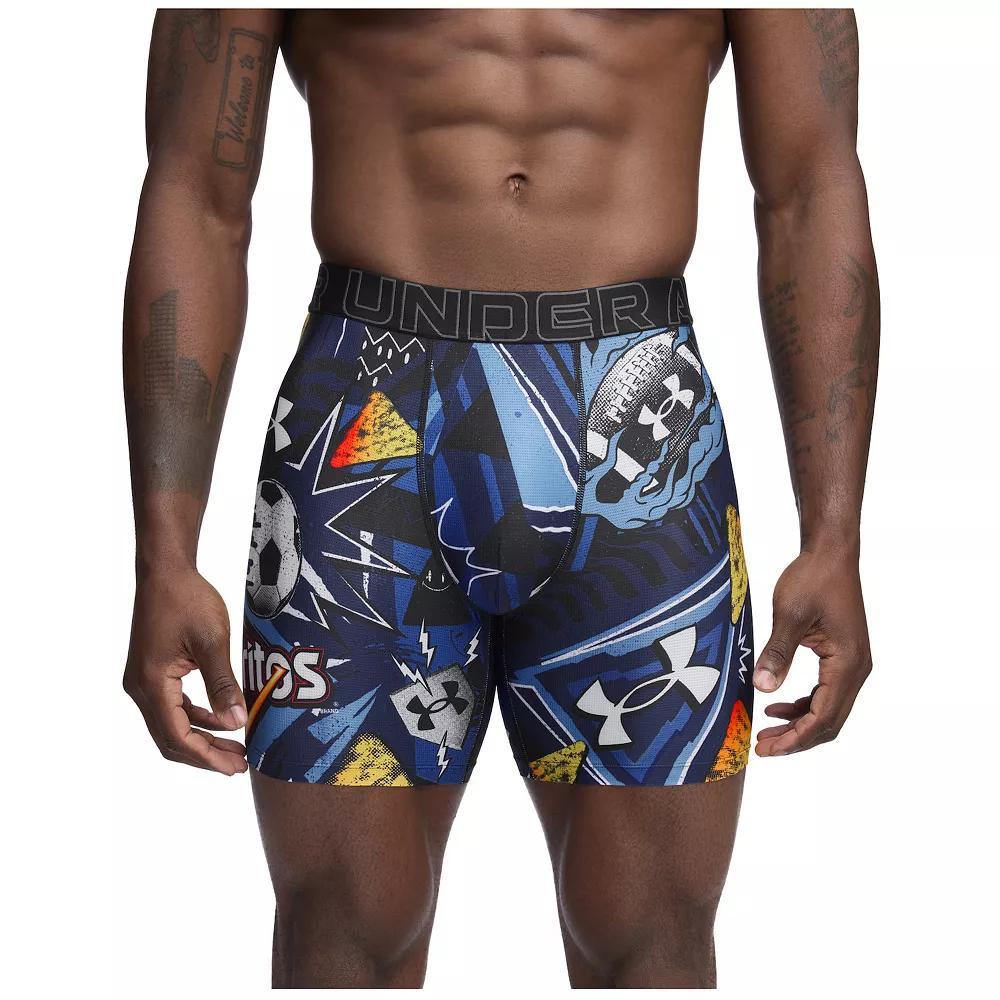 Men's Under Armour 6-in. Performance Tech Mesh Collab Boxer Brief,  Product Image