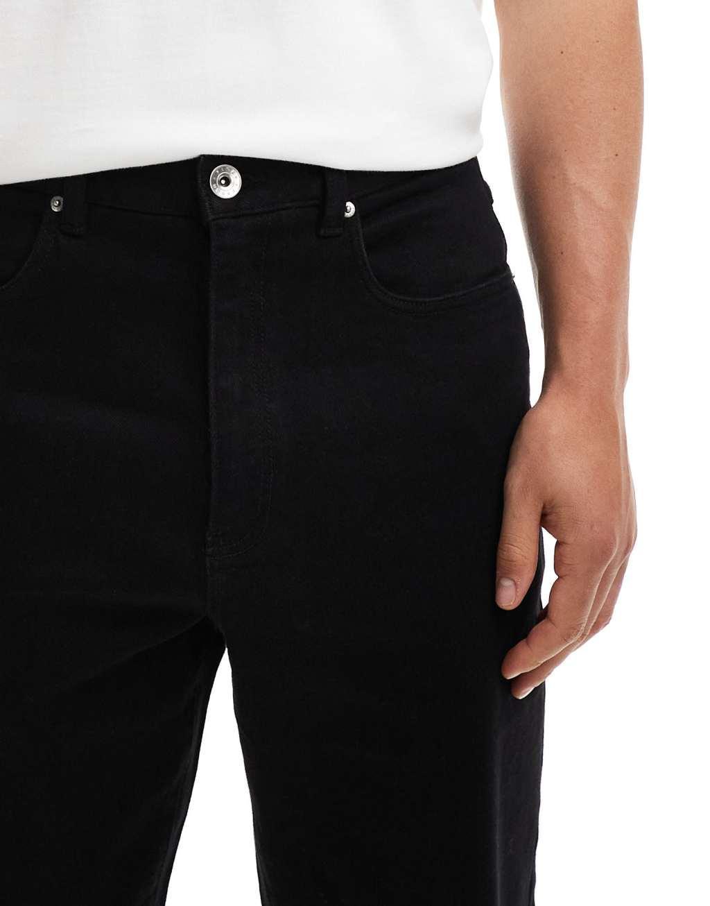 Farah hawtin straight jeans in black  Product Image