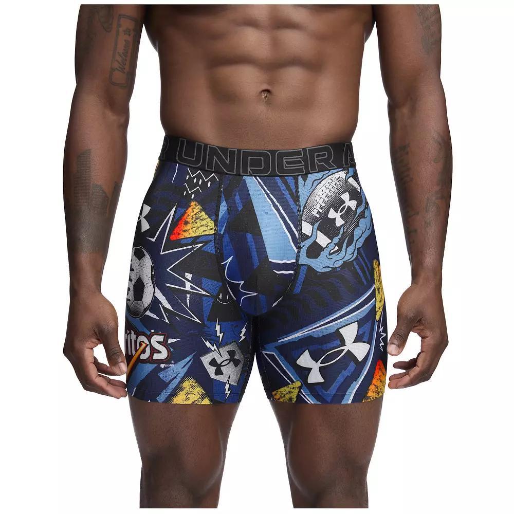 Men's Under Armour 6-in. Performance Tech Mesh Collab Boxer Brief,  Product Image
