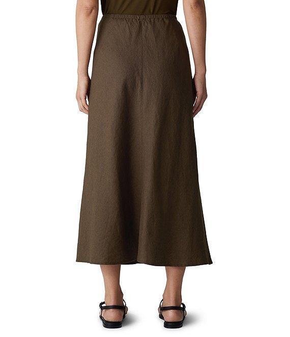 Eileen Fisher Organic Linen A-Line Bias Skirt Product Image
