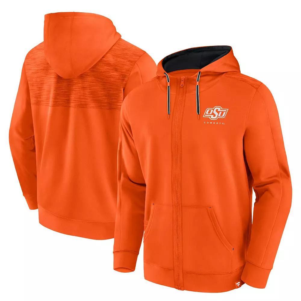 Men's Fanatics Branded Orange Oklahoma State Cowboys Power Index Full-Zip Hoodie,  Product Image