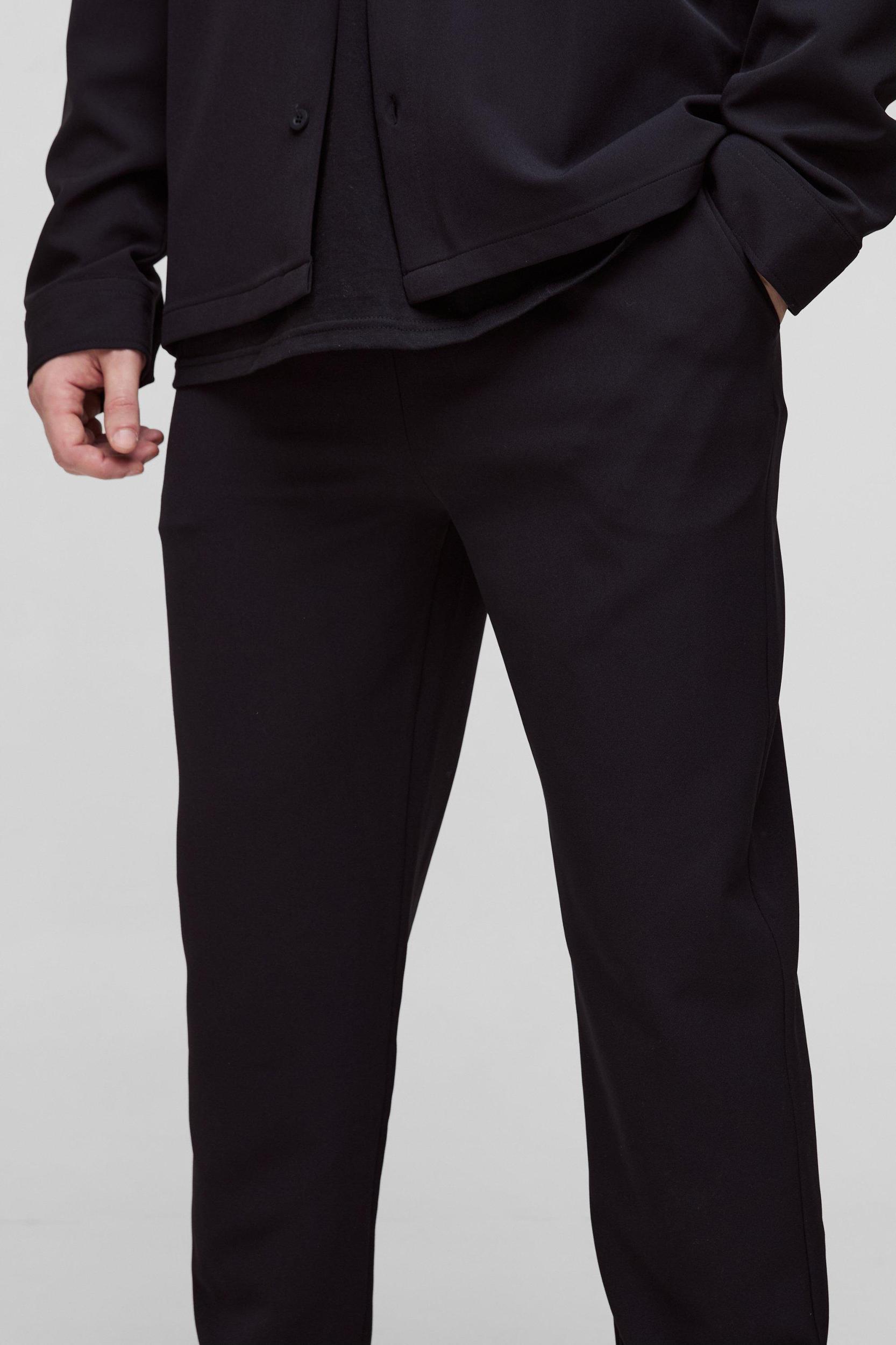 Tall Stretch Woven Tapered Pants | boohooMAN USA Product Image