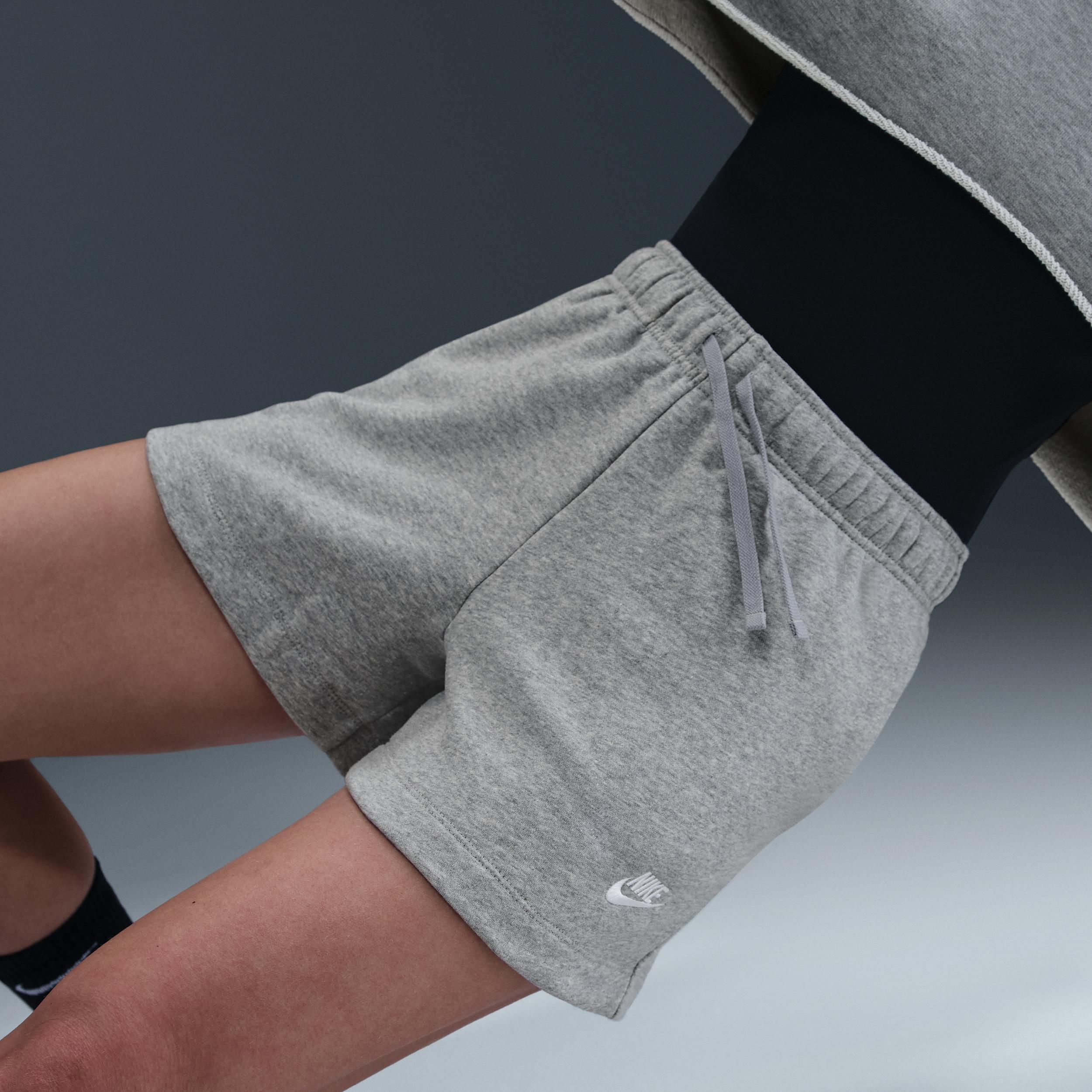Womens Nike Sportswear Club Fleece Mid-Rise Shorts | DQ5802-063 Product Image