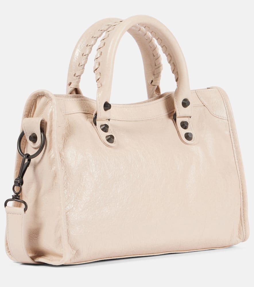 BALENCIAGA Small Le City Shoulder Bag In Beige Product Image