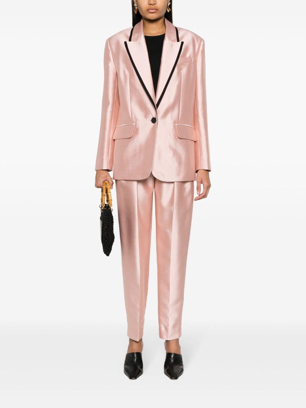 ZIMMERMANN Matchmaker Wool-silk Tuxedo Jacket In Blh Product Image