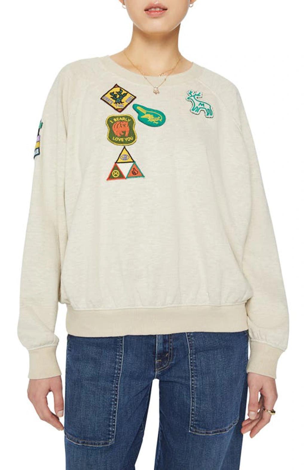 Adventure Patch Sweatshirt In Cookie Season Product Image