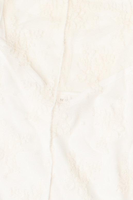 Long Sleeve Mesh Lace Top With Cami Product Image