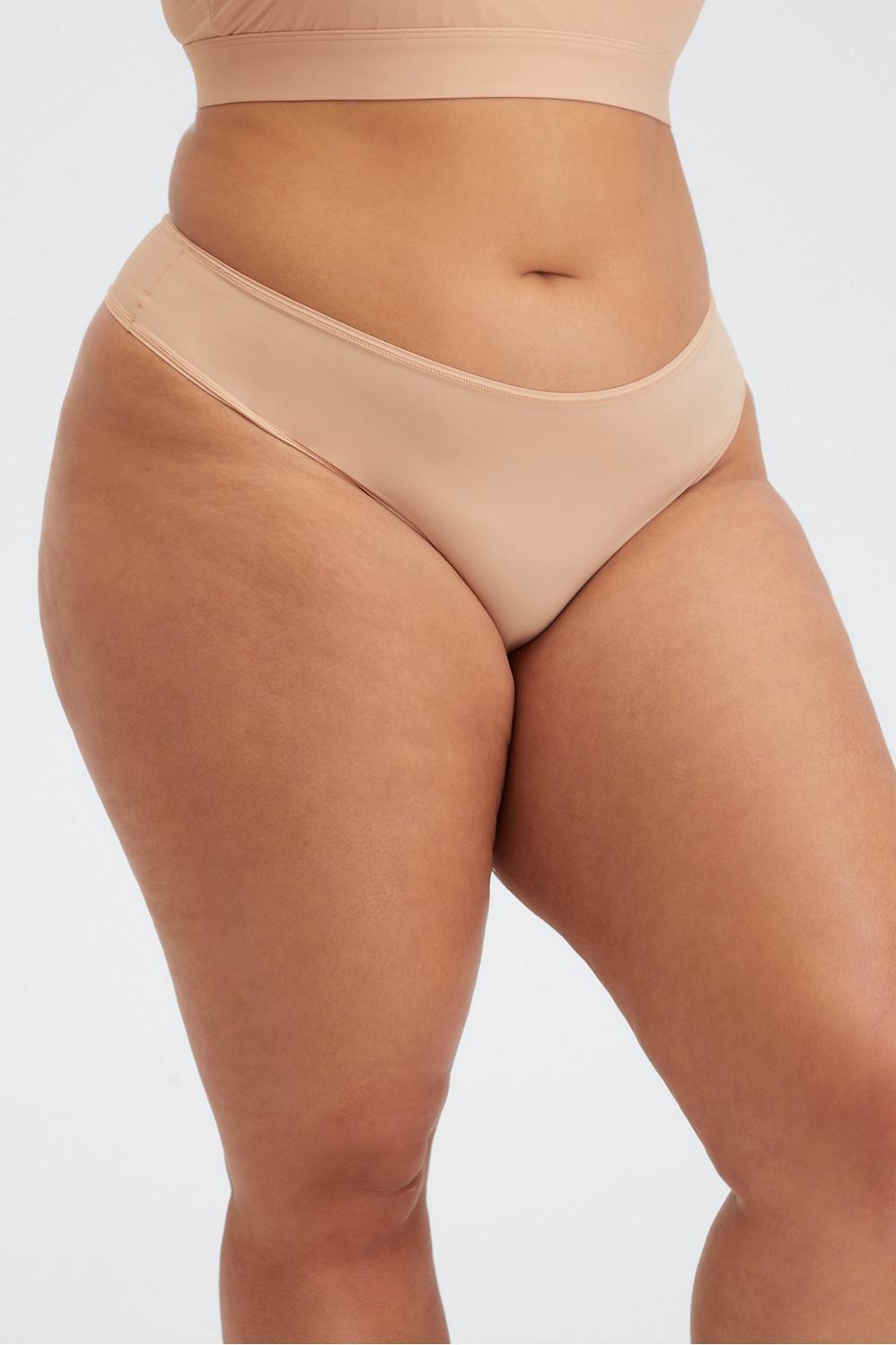 Fabletics Fine Touch Thong Womens Oak Size S Product Image