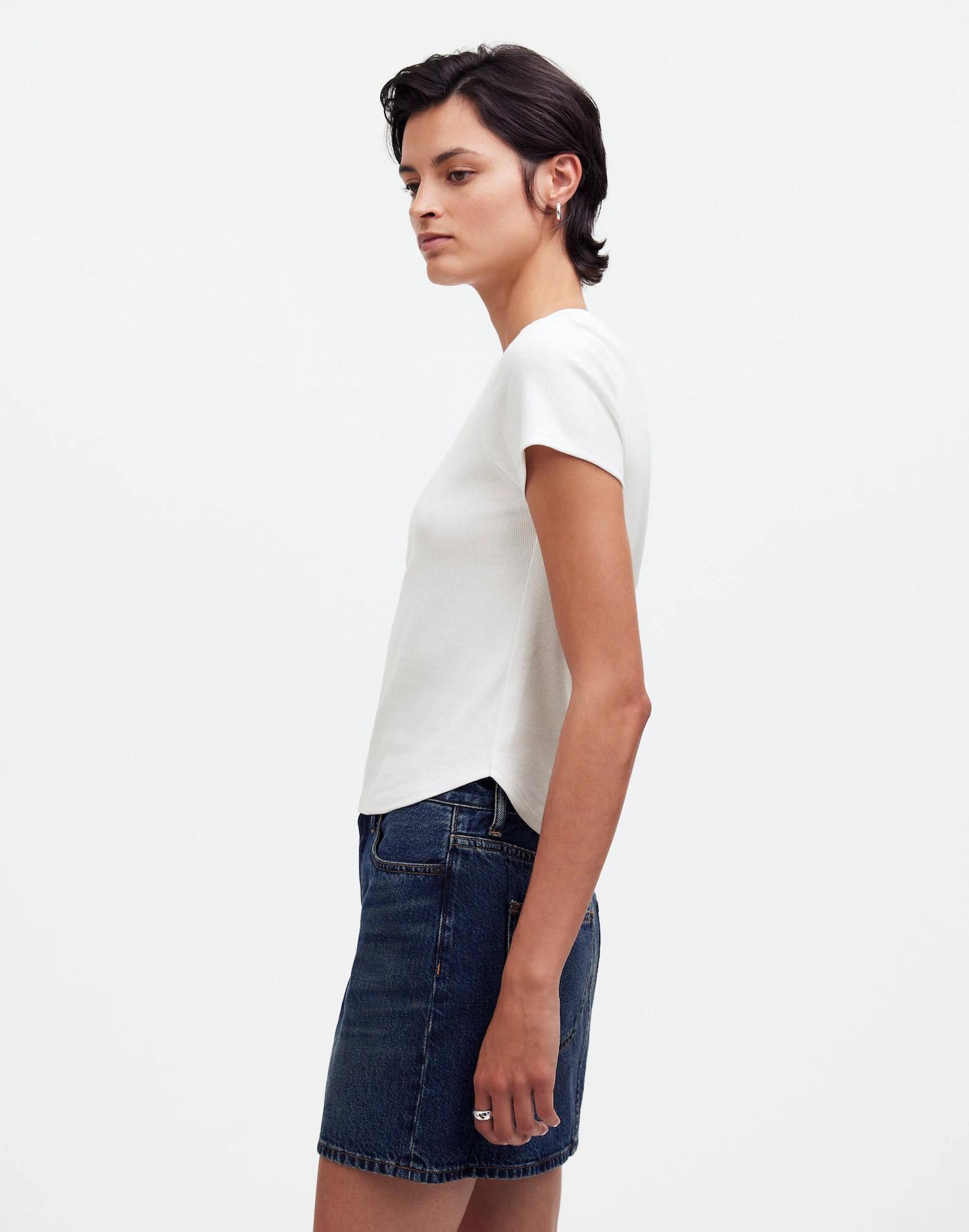 (Re)generative Cotton Ribbed Crewneck Tee Product Image