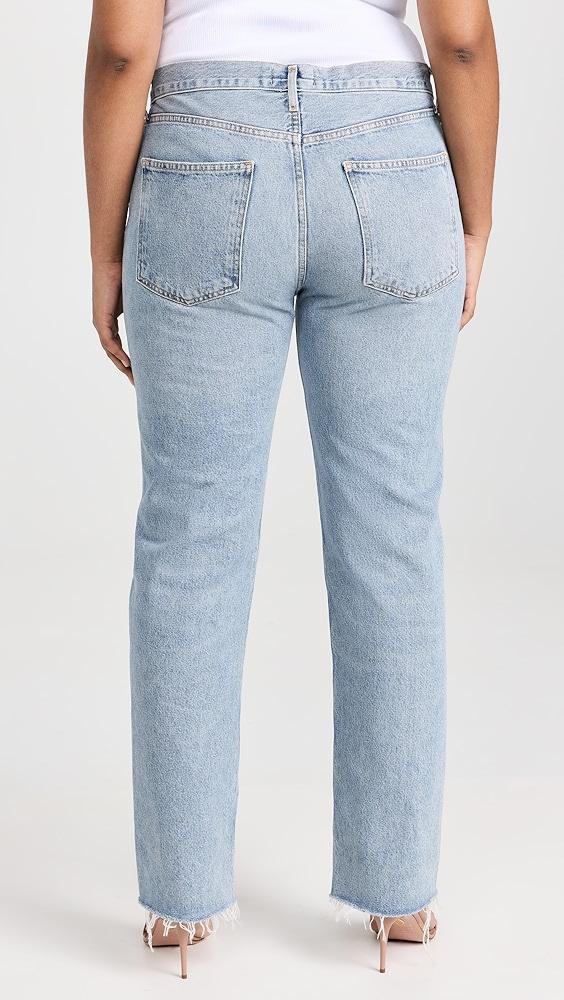 AGOLDE Lana Mid Rise Straight Jeans | Shopbop Product Image