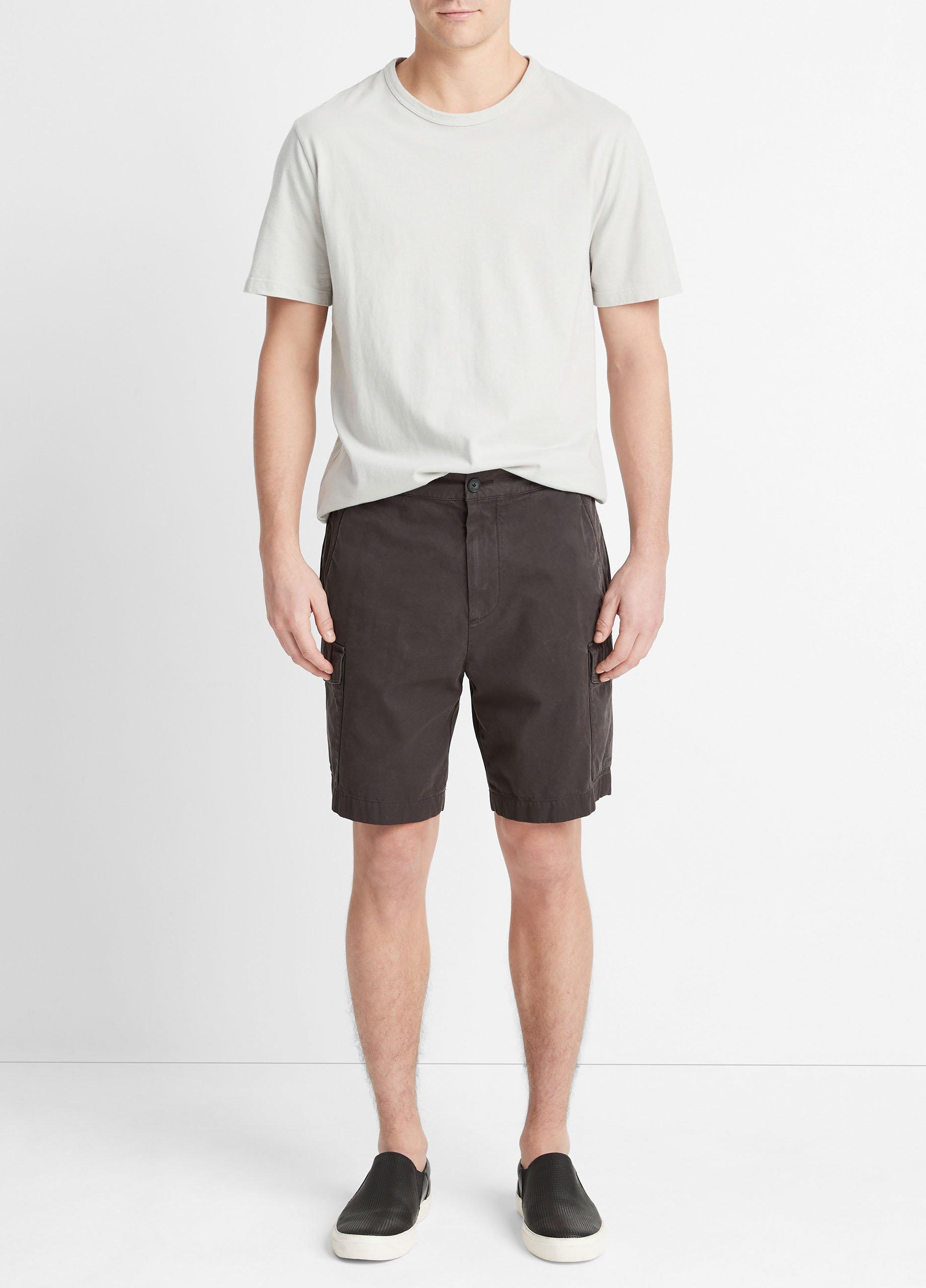 Men's Garment-Dyed Twill Cargo Shorts Product Image