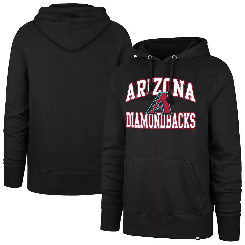 Men's '47 Black Arizona Diamondbacks Velocity Headline Pullover Hoodie,  Product Image