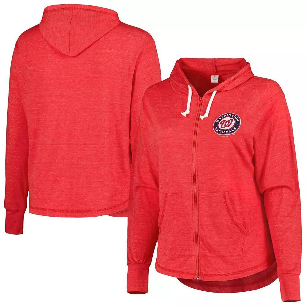 Women's Soft as a Grape Red Washington Nationals Plus  Product Image